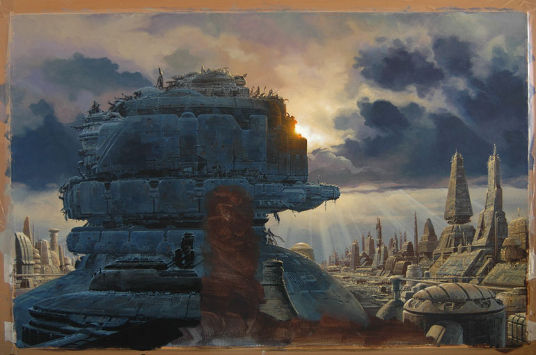 Etape de réalisation illustration à la main