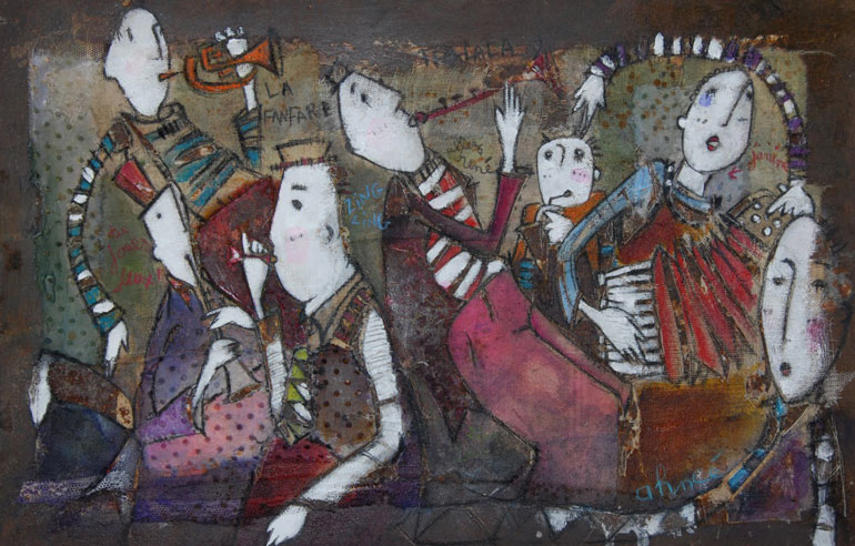 Illustration fanfare