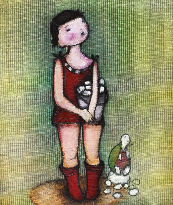 Illustration jeunesse petite fille édition