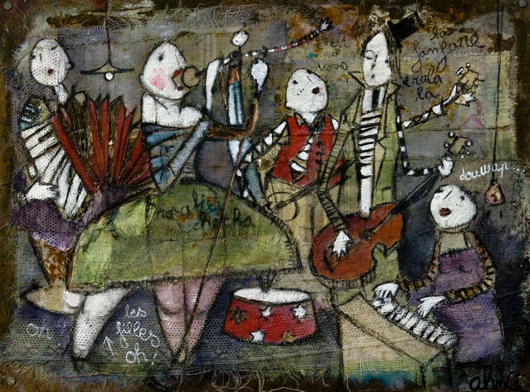 dessin musqiue orchestre