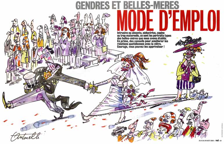 Illustration magazine humour