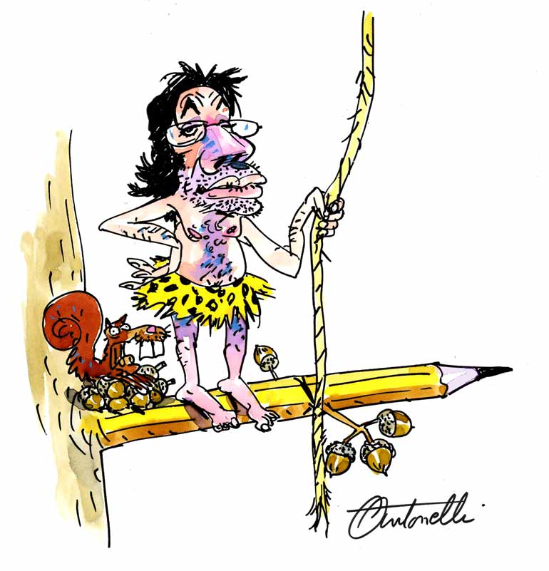 caricature de l'auteur