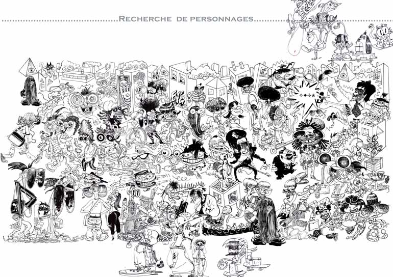 recherche de personnages