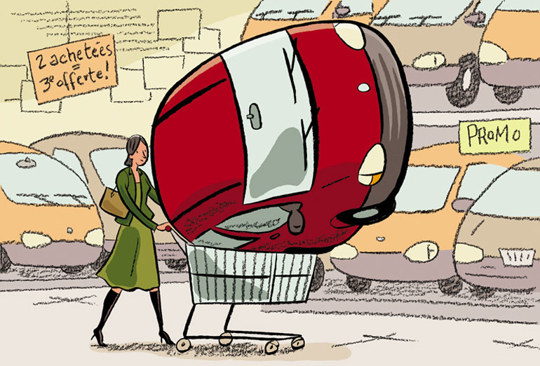 illustration magazine de  mode fashion