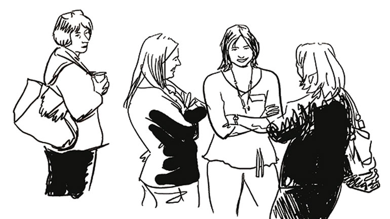 Croquis en direct pendant séminaire entreprise