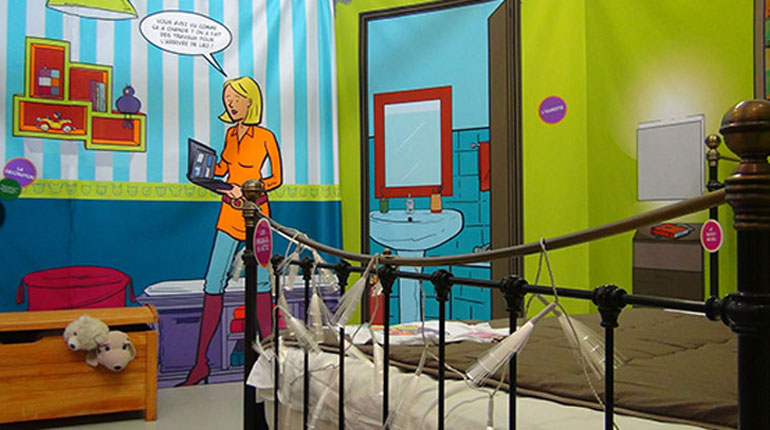 Illustration Design appartement décoration