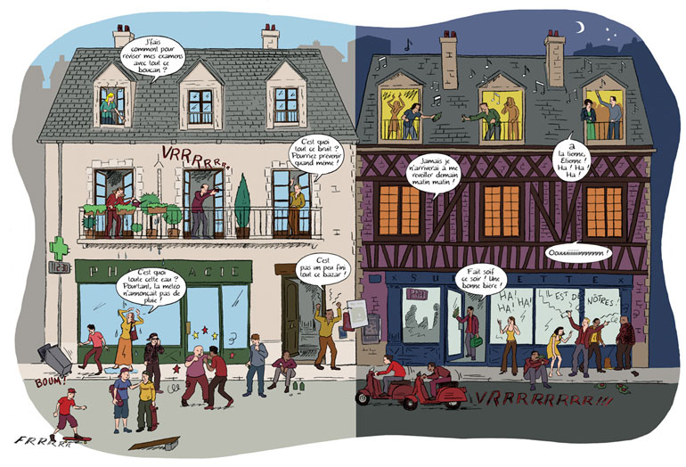 Dessin municipalité communication