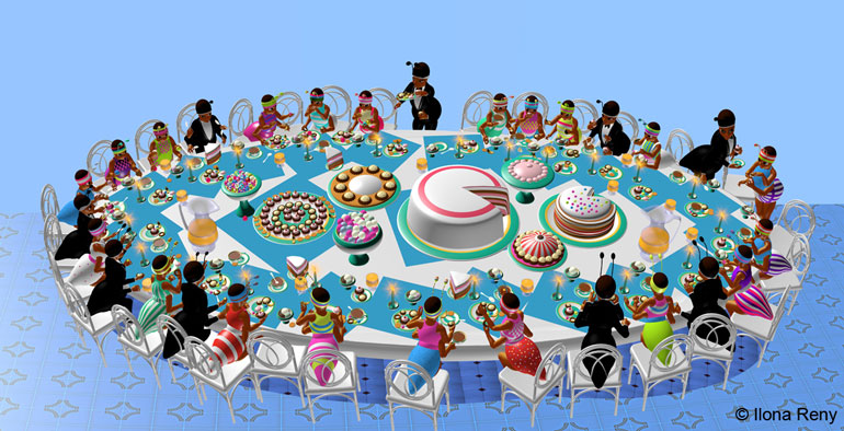 Illustration jeunesse Goûter