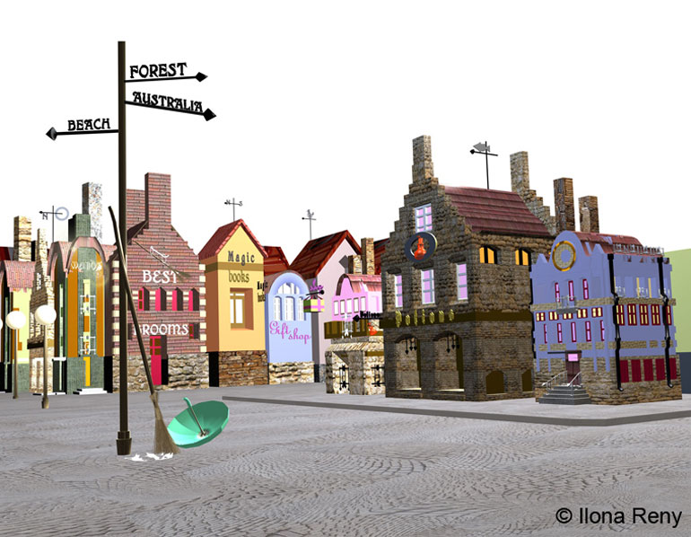 Illustration conte enfance