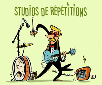 visuel pour studio de répétitions