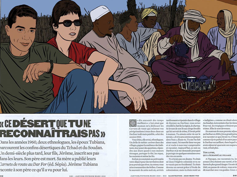 Illustration pour le Magazine XXI