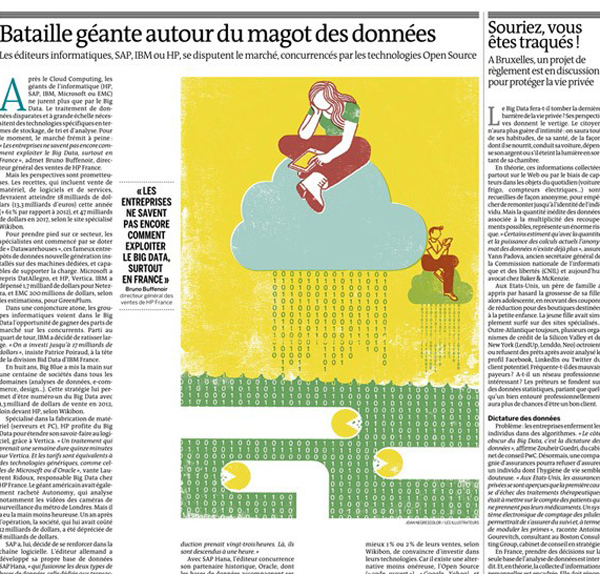 Illustration presse pour le journal Le Monde