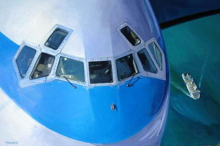 Illustration réaliste avion