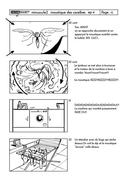 Board film animation "Minuscule"