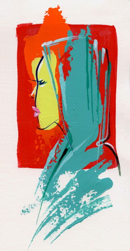 Illustration Patrice Baffou mode femme