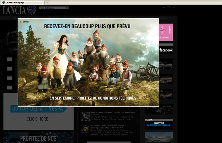 Illustration client Lancia/Armando Testa Bruxelles