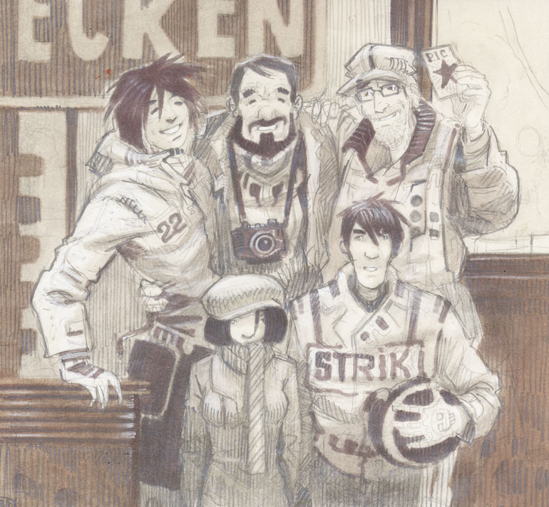 recherche graphique personnages