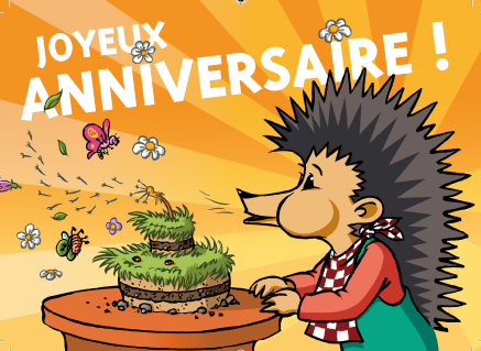 Illustration Développemnt durable pour le journal municipal Ballan Miré