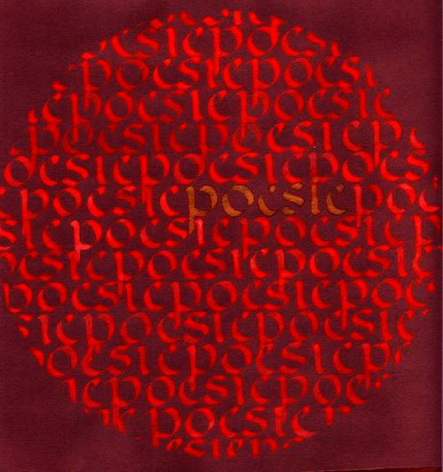 Calligraphie Affiche Printemps des poètes