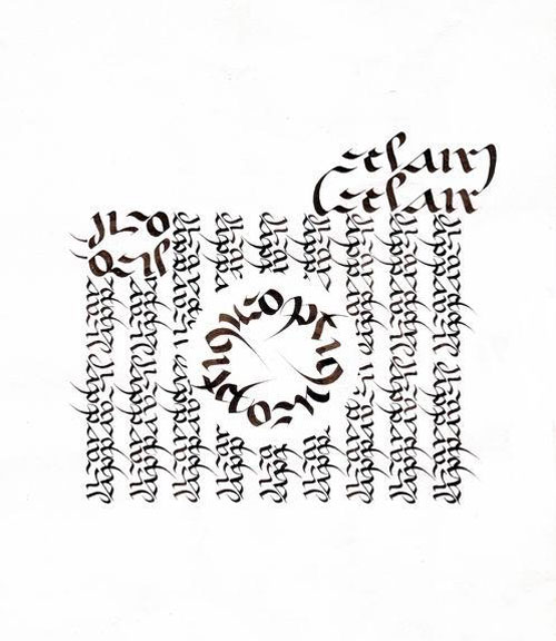 Calligraphie appareil photo